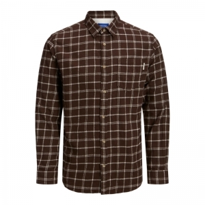 JOROWEN FLANNEL SLOPE COMFORT  SEAL BROWN
